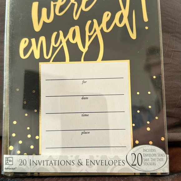 Invitations& Envelopes, NEW, We’re Engaged! - Picture 3 of 7